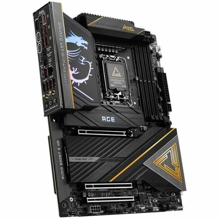 MSI MEG Z890 ACE ATX Motherboard LGA 1851 for Intel Core Ultra series 2 CPU with DDR5 RAM supports Z890ACE