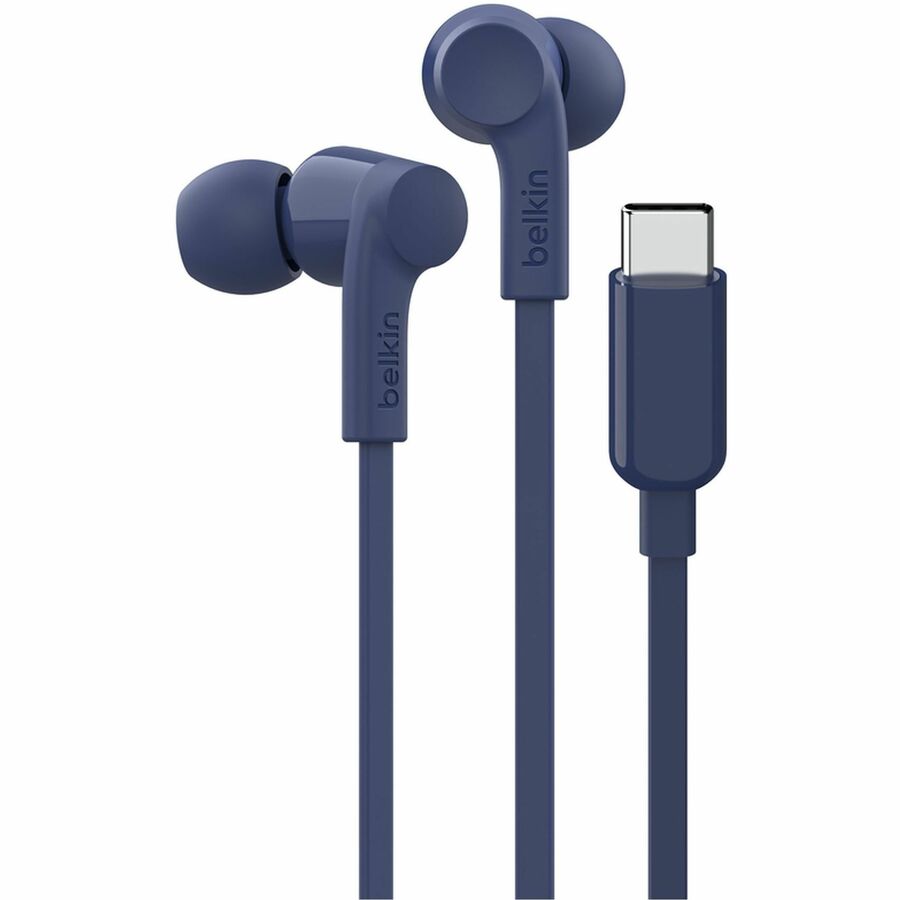 Belkin SoundForm USB-C Wired Earbuds with Adjustable Volume Limiter G3H0002FQBLV2