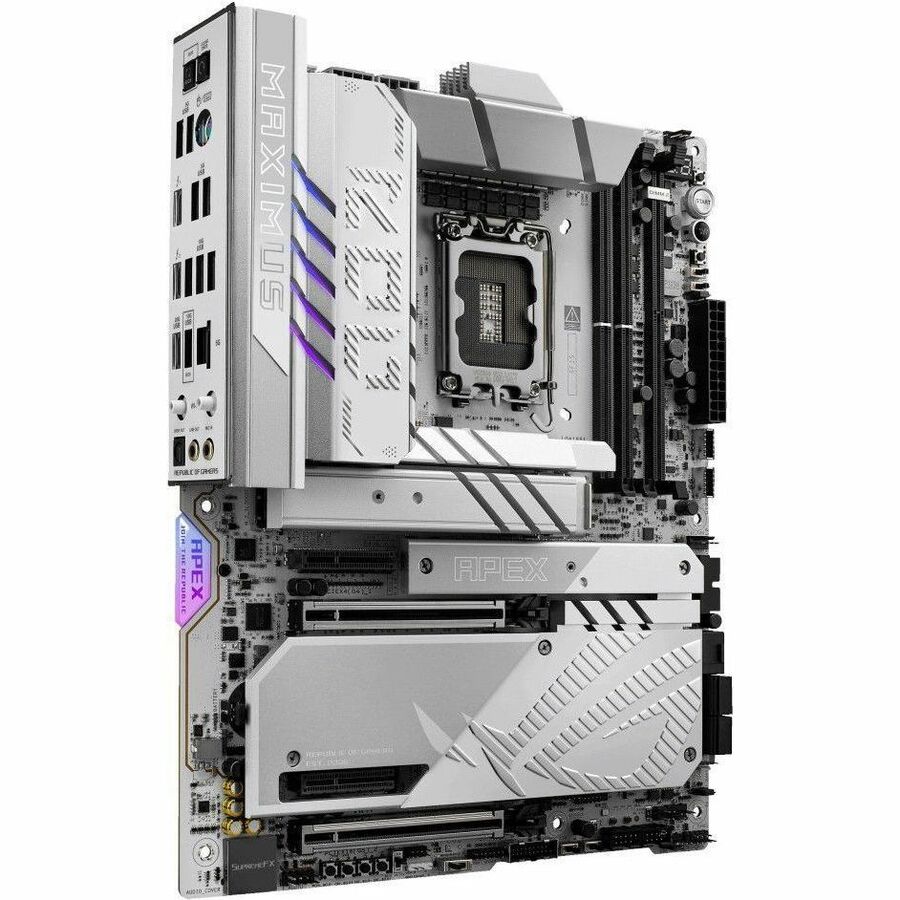 Asus ROG MAXIMUS Z890 APEX Gaming Desktop Motherboard - Intel Z890 Chipset - Socket LGA-1851 - ATX ROG MAXIMUS Z890 APEX