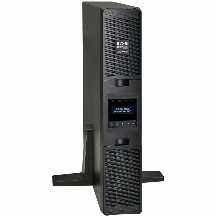 Eaton Tripp Lite Series SmartOnline 1500VA 1350W 120V Double-Conversion Sine Wave UPS - 8 Outlets, Extended Run, Network Card Option, LCD, USB, DB9, 2U Rack/Tower SU1500RTXLCD2U