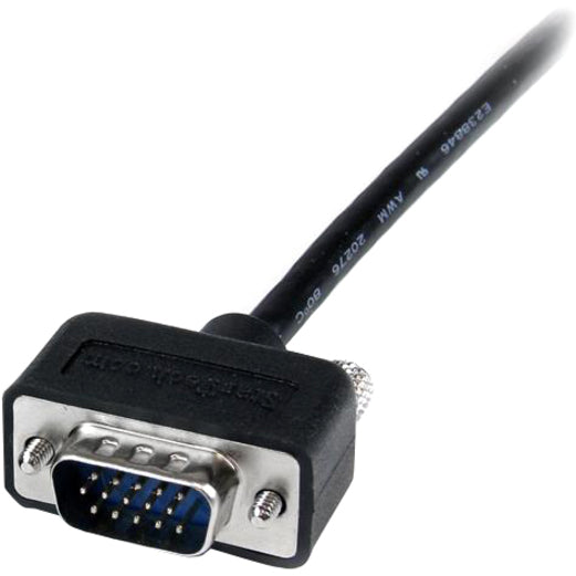 StarTech.com Thin Coax High Res VGA Monitor Cable with LP Connectors - SVGA - Low Profile Connectors - HD15 (M) - HD15(M) MXT101MMLP15