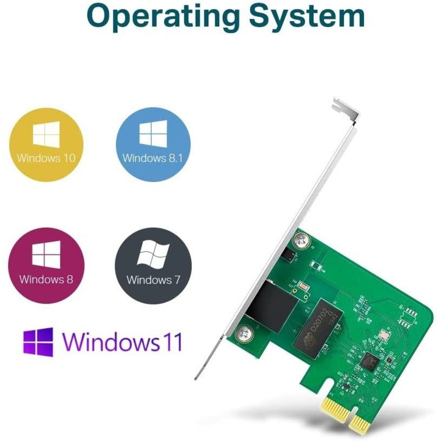 TP-LINK TG-3468 -10/100/1000Mbps Gigabit Ethernet PCI Express Network Card TG-3468