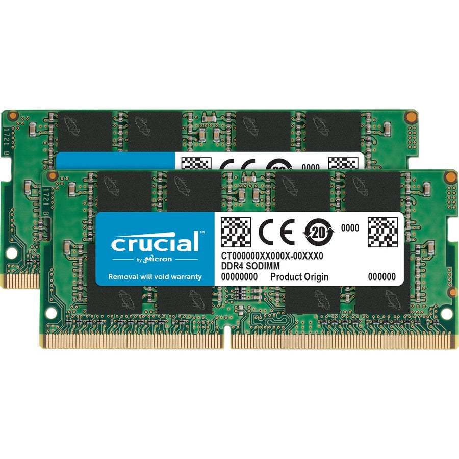 Crucial 32GB (2 x 16GB) DDR4 SDRAM Memory Kit CT2K16G4SFD824A