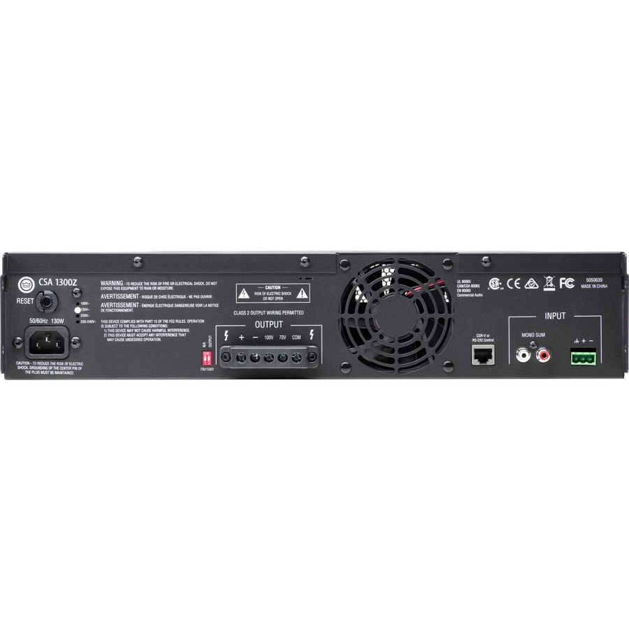 JBL Commercial Commercial 1300Z Amplifier - 300 W RMS - 1 Channel NCSA1300Z-0-US