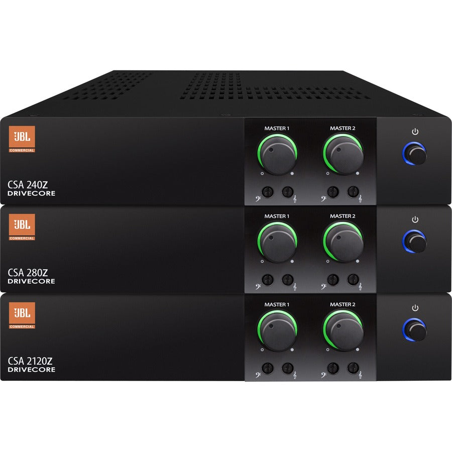 JBL Commercial 2120Z Amplifier - 240 W RMS - 2 Channel - Black NCSA2120Z-U-US