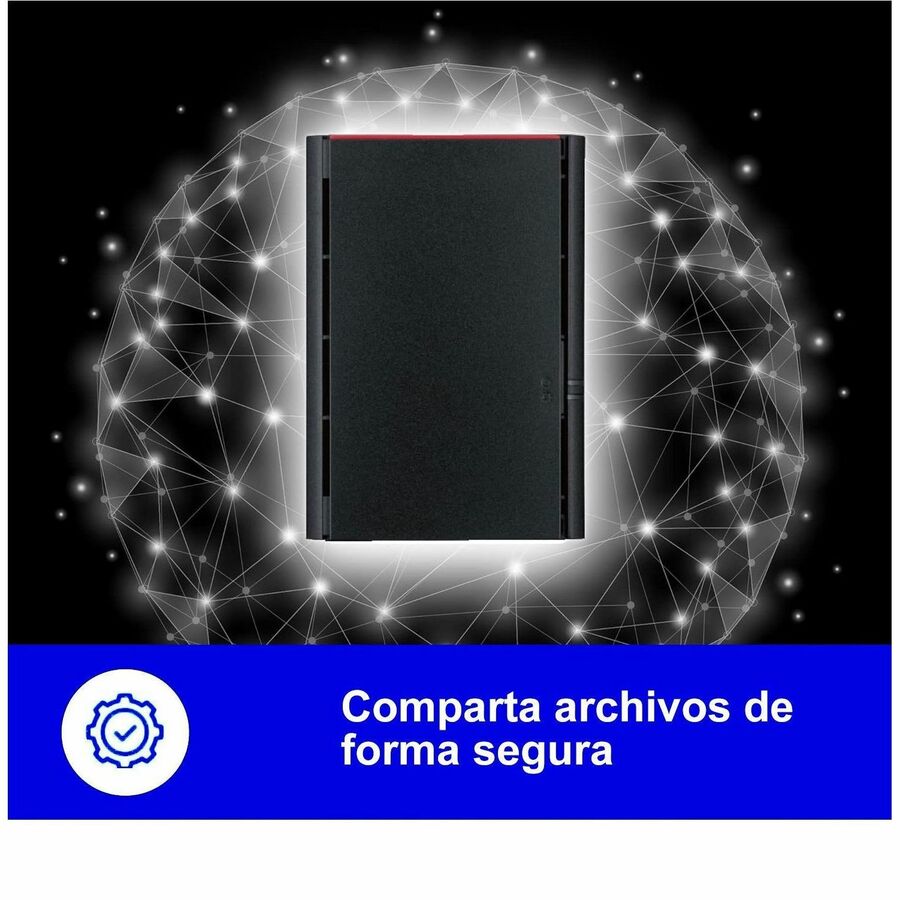 Buffalo LinkStation 220 8TB Personal Cloud Storage with Hard Drives Included LS220D0802