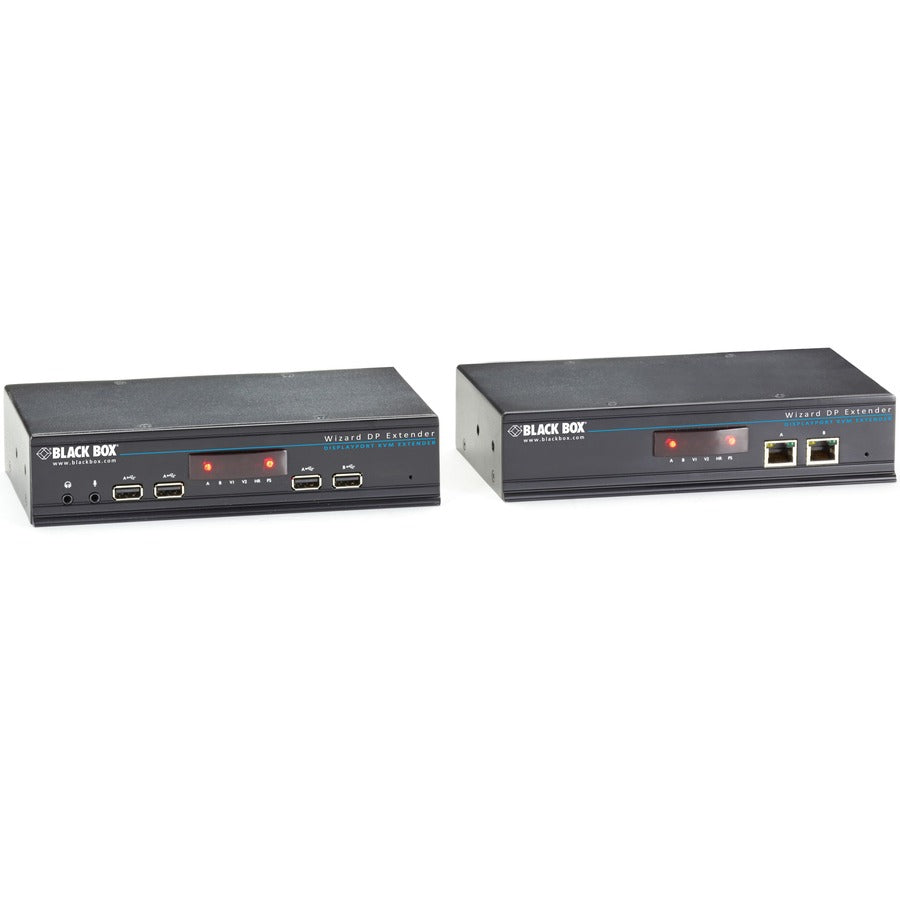 Black Box Dual-Head DisplayPort KVM Extender over CATx ACU5800A