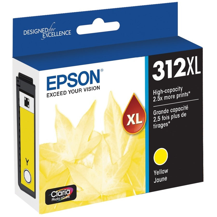 Epson Claria Photo HD T312XL Original Inkjet Ink Cartridge - Yellow Pack T312XL420-S