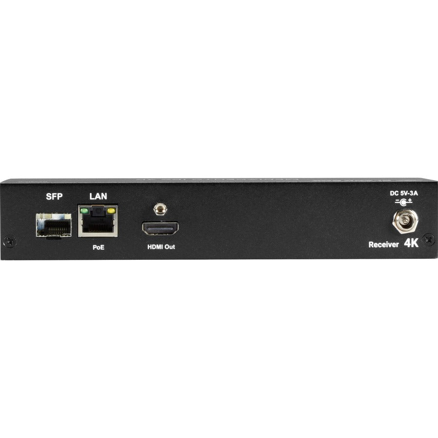Black Box MediaCento IPX 4K Receiver - HDMI, USB, Serial, IR, Audio VX-HDMI-4KIP-RX