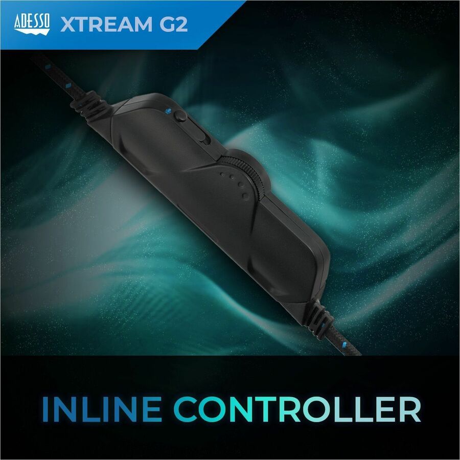 Adesso Stereo USB Gaming Headset with Microphone XTREAM G2