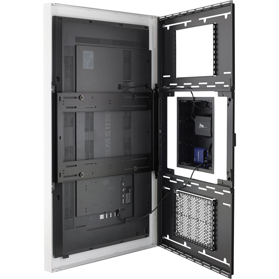 Chief Impact On-Wall Kiosk - Portrait 55" White LW55UWP