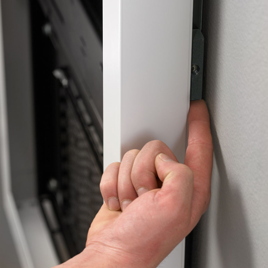 Chief Impact On-Wall Kiosk - Portrait 55" White LW55UWP