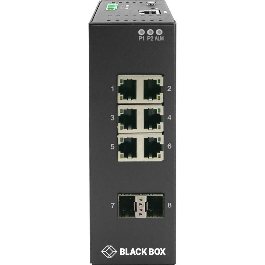 Black Box Industrial Managed Gigabit Ethernet Switch LIG1082A