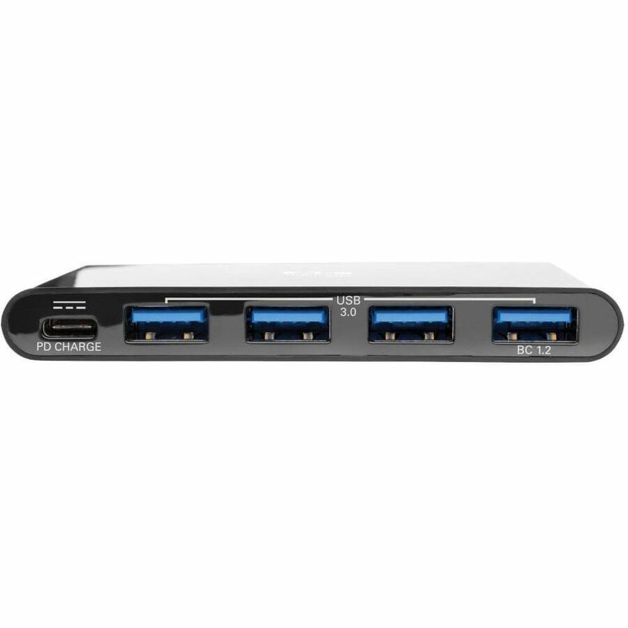Eaton Tripp Lite Series 4-Port USB-C Hub, USB 3.x (5Gbps), 4x USB-A Ports, 60W PD Charging, Black U460-004-4AB-C