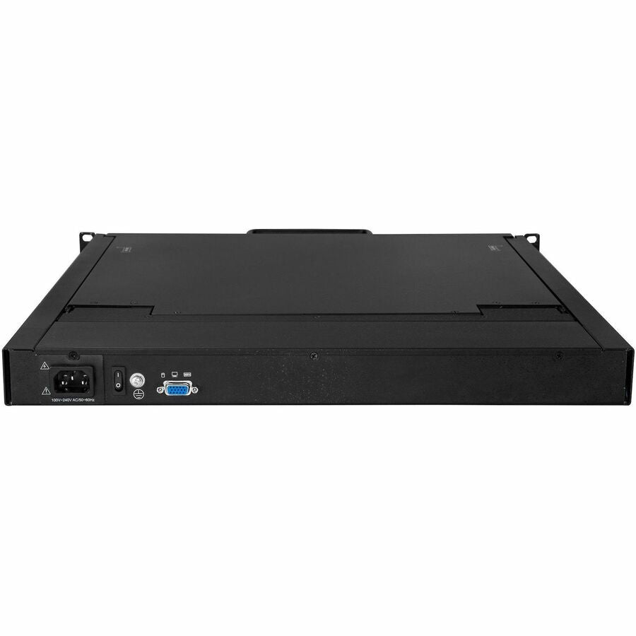 StarTech.com Rackmount KVM Console - 1U 19" LCD Monitor Single Port VGA KVM Server Rack Drawer includes Cables & Hardware - USB Support RKCONS1901