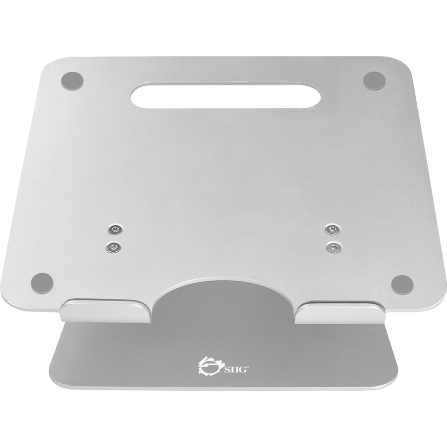 SIIG Adjustable Aluminum Laptop Stand for Macbook and PC CE-MT2C12-S1