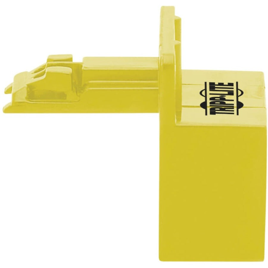 Tripp Lite by Eaton Universal RJ45 Locking Inserts, Yellow, 10 Pack N2LPLUG-010-YW