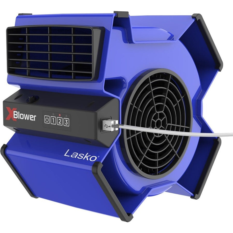 Lasko X-Blower Multi-Position Utility Blower Fan in Blue Color X12905