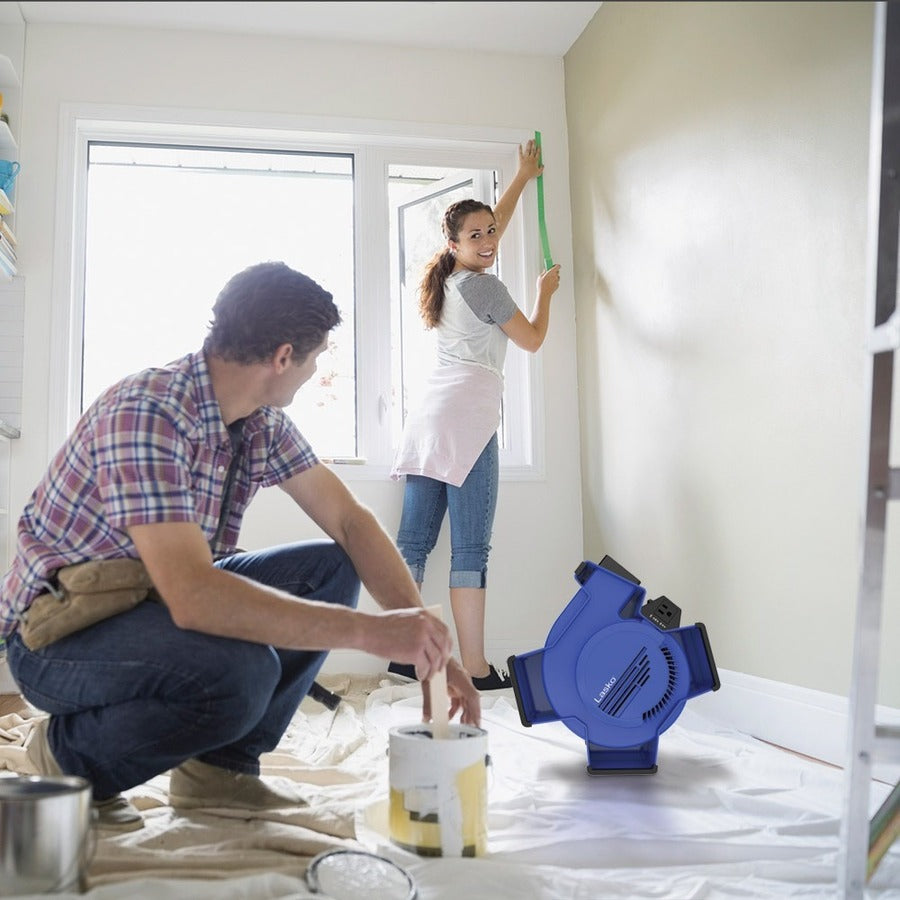 Lasko X-Blower Multi-Position Utility Blower Fan in Blue Color X12905