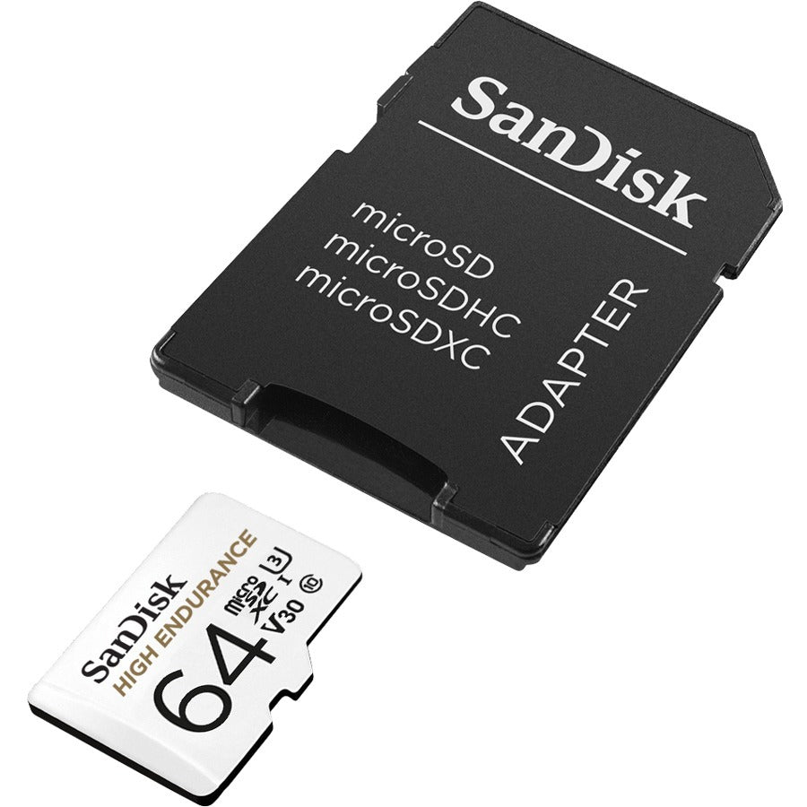 SanDisk High Endurance 64 GB Class 10/UHS-I (U3) microSDXC SDSQQNR-064G-AN6IA