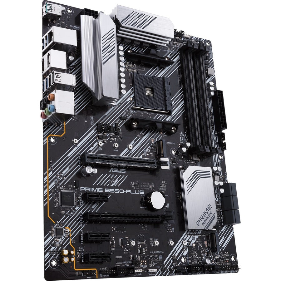 Asus Prime B550-PLUS Desktop Motherboard - AMD B550 Chipset - Socket AM4 - ATX PRIME B550-PLUS