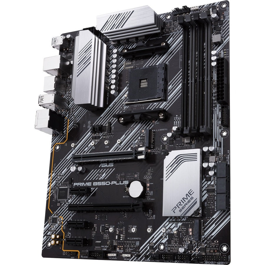 Asus Prime B550-PLUS Desktop Motherboard - AMD B550 Chipset - Socket AM4 - ATX PRIME B550-PLUS
