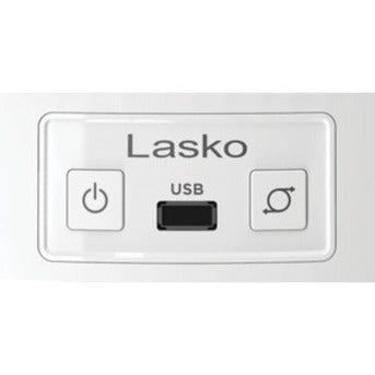 Lasko SlumberBreeze 2-in-1 Personal Fan With White Noise, White SB101