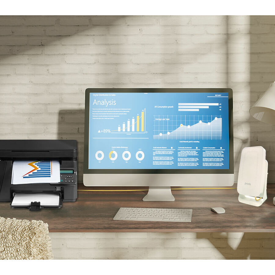 ZYXEL WAC500H IEEE 802.11ac 1.14 Gbit/s Wireless Access Point WAC500H