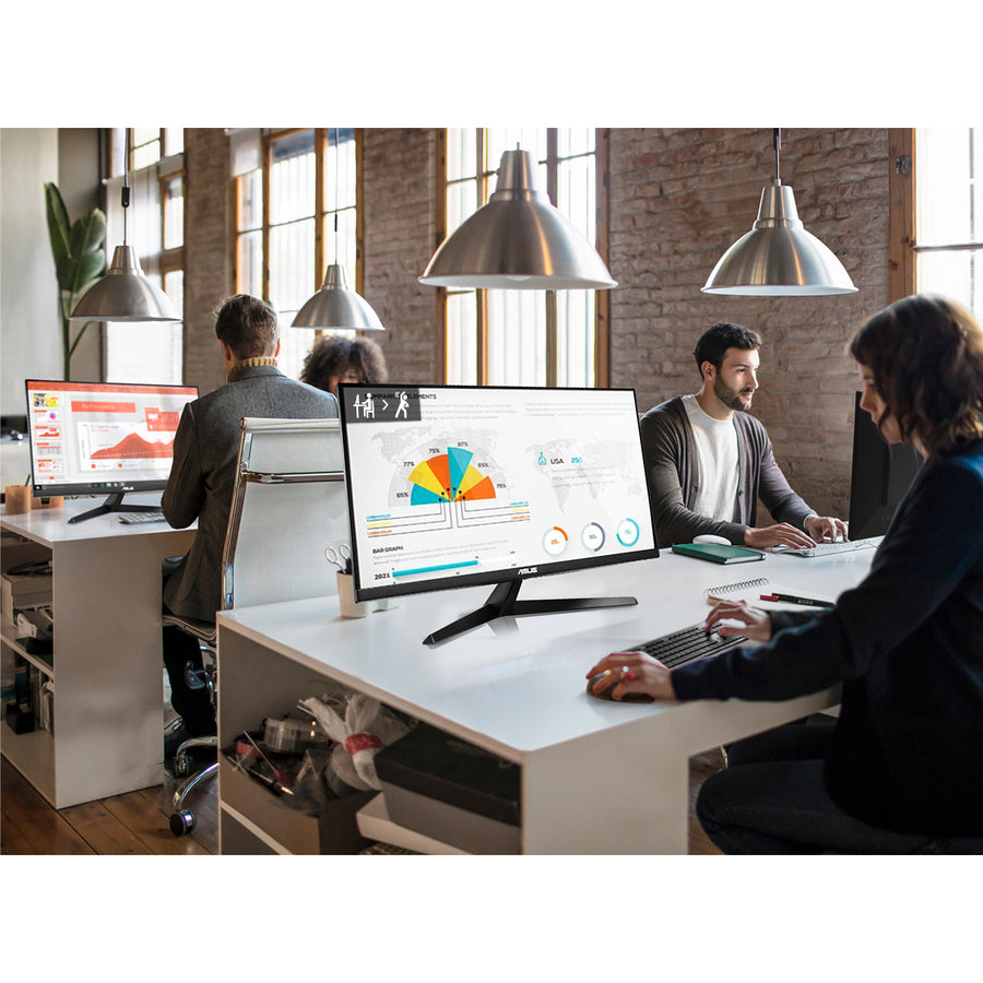 Asus VY279HE 27" Class Full HD Gaming LCD Monitor - 16:9 - Black VY279HE