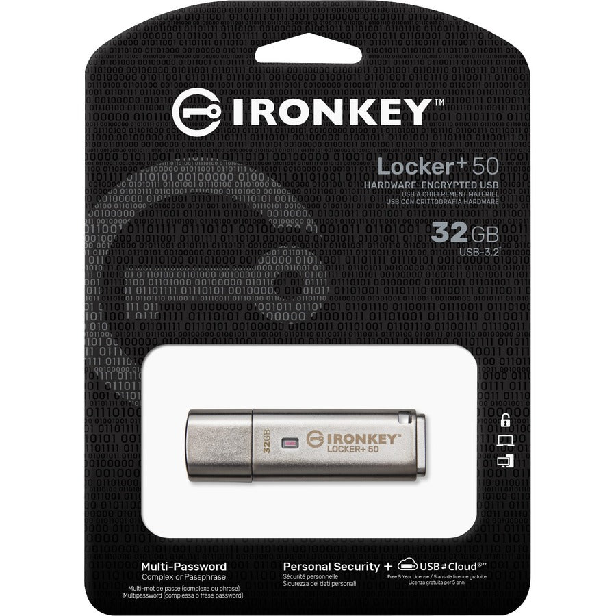 IronKey Locker+ 50 USB Flash Drive IKLP50/32GB
