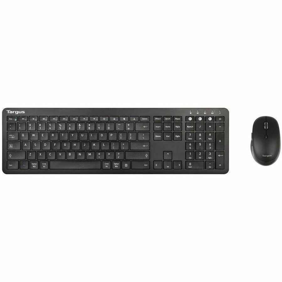 Targus Antimicrobial Full-Size Keyboard and Midsize Comfort Mouse Bundle AKM618AMUS