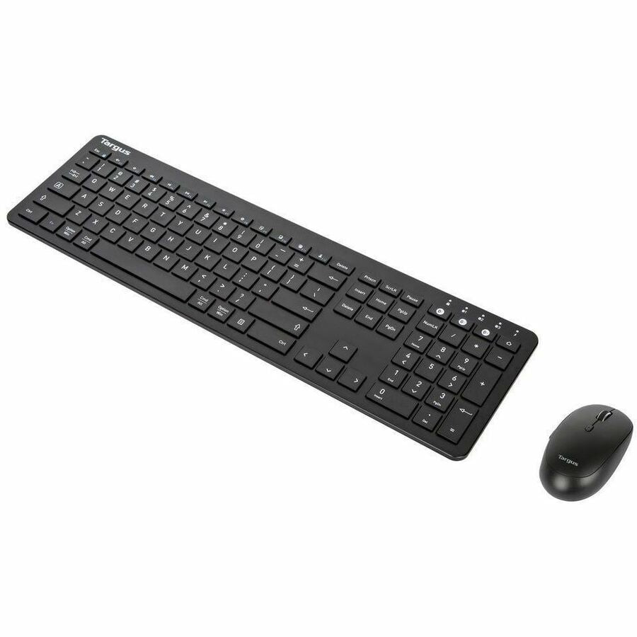 Targus Antimicrobial Full-Size Keyboard and Midsize Comfort Mouse Bundle AKM618AMUS