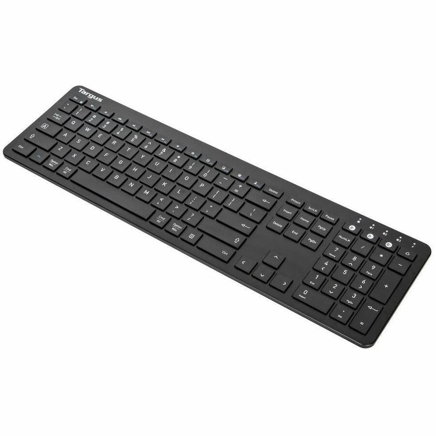 Targus Antimicrobial Full-Size Keyboard and Midsize Comfort Mouse Bundle AKM618AMUS