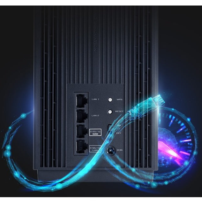 Asus ZenWiFi Pro ET12 Wi-Fi 6E IEEE 802.11ax Ethernet Wireless Router ZenWiFiProET12