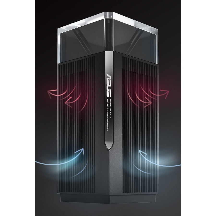 Asus ZenWiFi Pro ET12 Wi-Fi 6E IEEE 802.11ax Ethernet Wireless Router ZenWiFiProET12