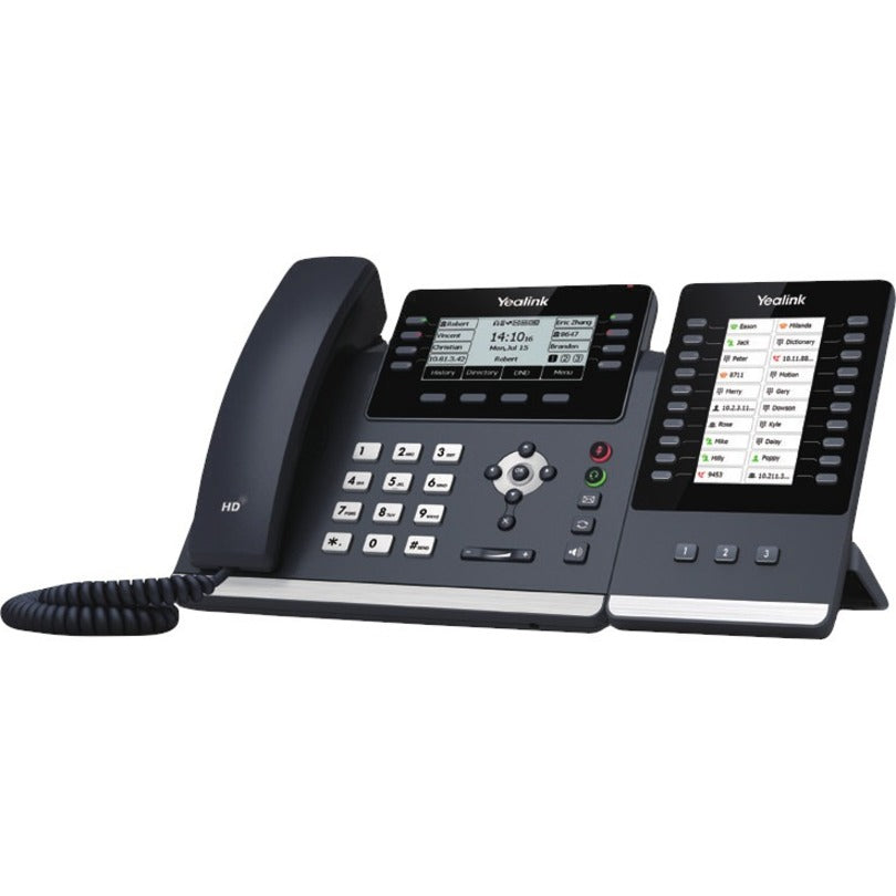 Yealink SIP-T43U IP Phone - Corded - Corded - Wall Mountable, Desktop - Classic Gray 1301202