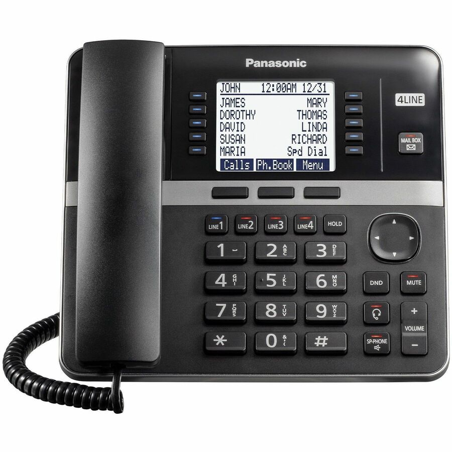 Panasonic DECT 6.0 Standard Phone - Desktop, Wall Mountable KX-TGWA40B