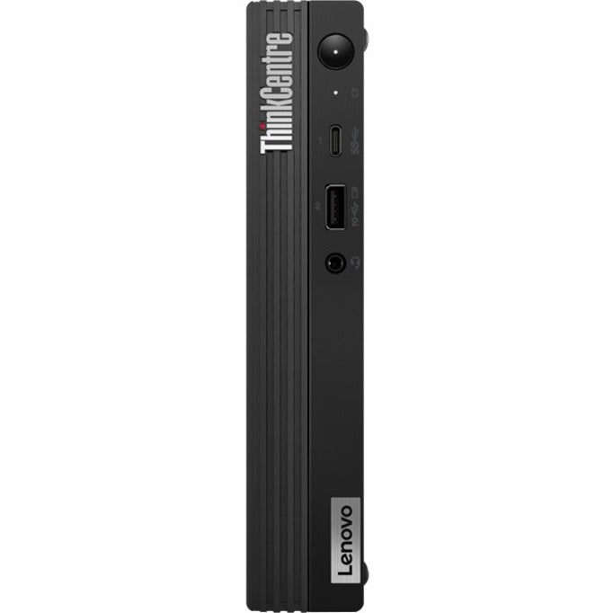 Lenovo ThinkCentre M80q Gen 3 11U10010US Desktop Computer - Intel Core i5 12th Gen i5-12500T - vPro Technology - 8 GB - 256 GB SSD - Tiny - Raven Black 11U10010US