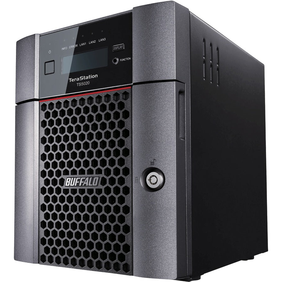 BUFFALO TeraStation 5420 4-Bay 8TB (2x4TB) Business Desktop NAS Storage Hard Drives Included TS5420DN0802