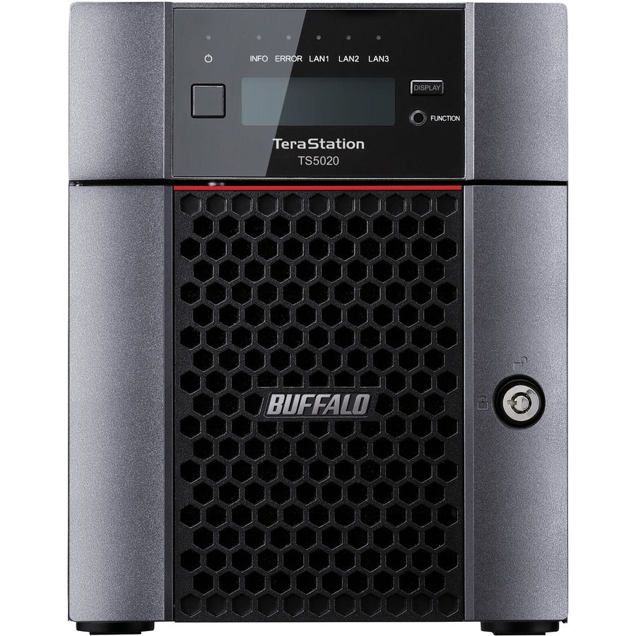 BUFFALO TeraStation 5420 4-Bay 8TB (2x4TB) Business Desktop NAS Storage Hard Drives Included TS5420DN0802
