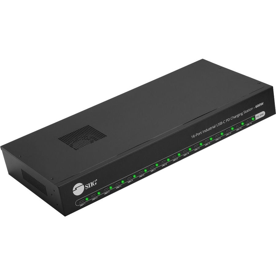 16-Port Industrial USB-C PD Charging Station - 600W ID-US0A11-S1
