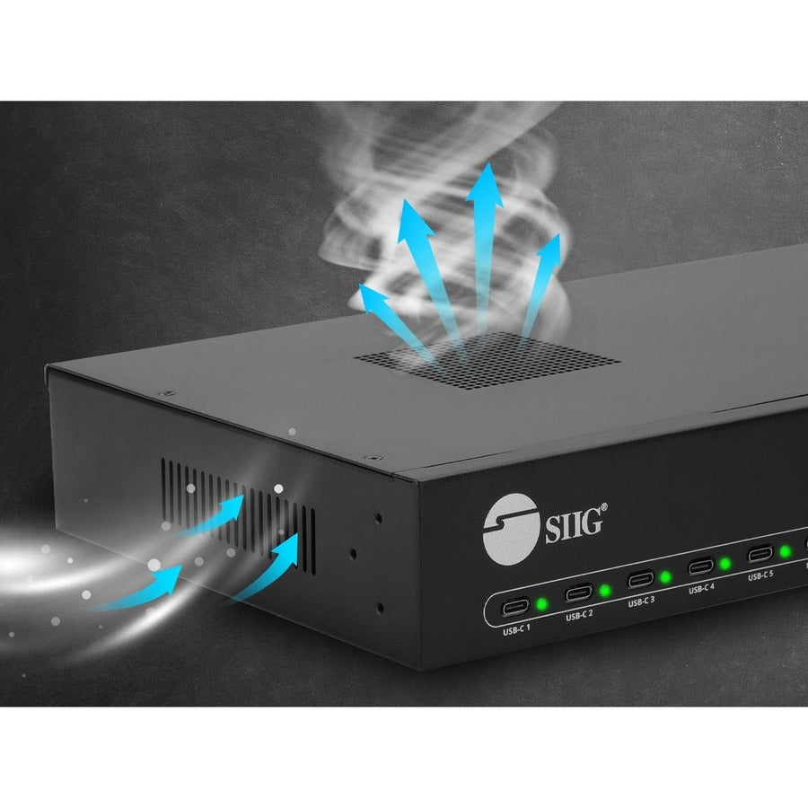 16-Port Industrial USB-C PD Charging Station - 600W ID-US0A11-S1