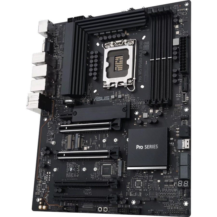 Asus Pro WS W680-ACE IPMI Workstation Motherboard - Intel W680 Chipset - Socket LGA-1700 - ATX PRO WS W680-ACE IPMI