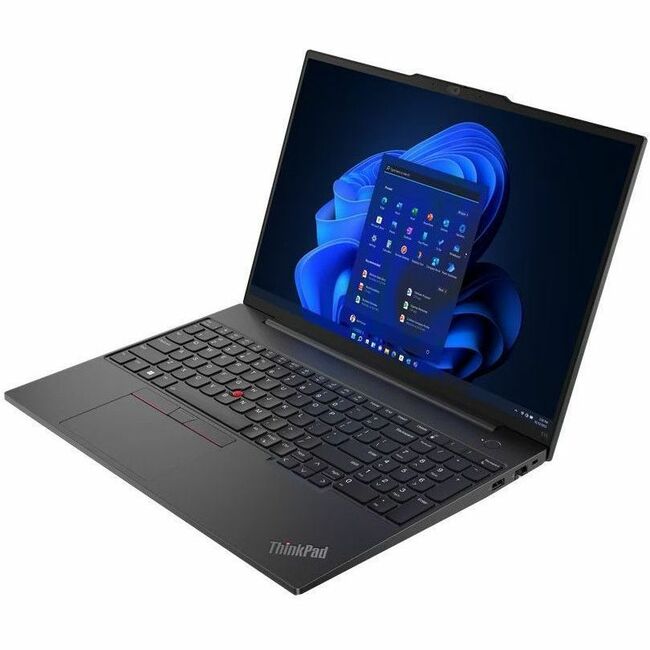 Lenovo ThinkPad E16 Gen 1 21JN003XUS 16" Touchscreen Notebook - WUXGA - Intel Core i7 13th Gen i7-1355U - 16 GB - 512 GB SSD - English Keyboard - Graphite Black 21JN003XUS