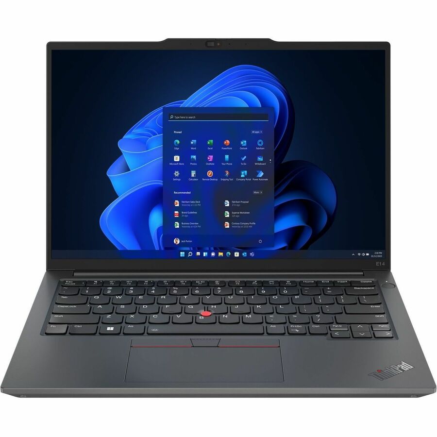 Lenovo ThinkPad E14 Gen 5 21JK0053US 14" Touchscreen Notebook - WUXGA - Intel Core i7 13th Gen i7-1355U - 16 GB - 512 GB SSD - English Keyboard - Graphite Black 21JK0053US