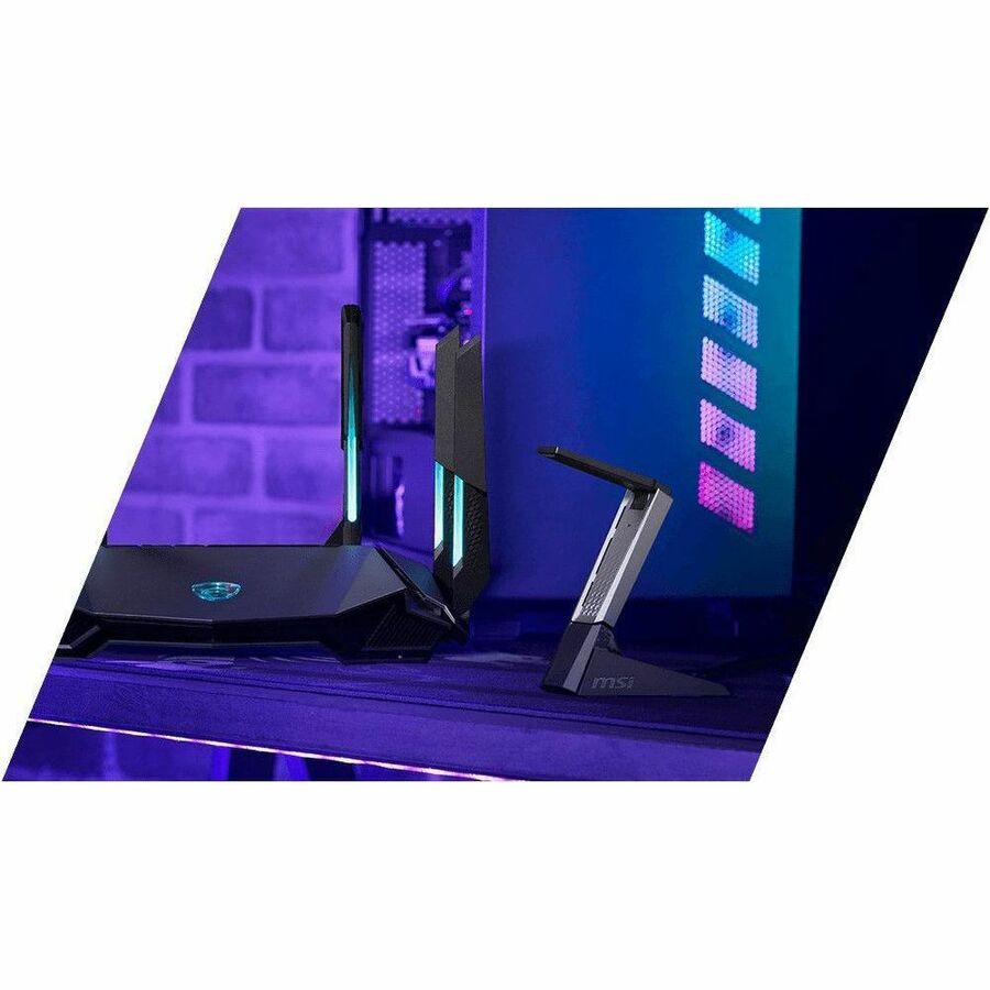 MSI IEEE 802.11 a/b/g/n/ac/ax Dual Band Wi-Fi Adapter for Computer/Notebook AX1800 WIFI USB