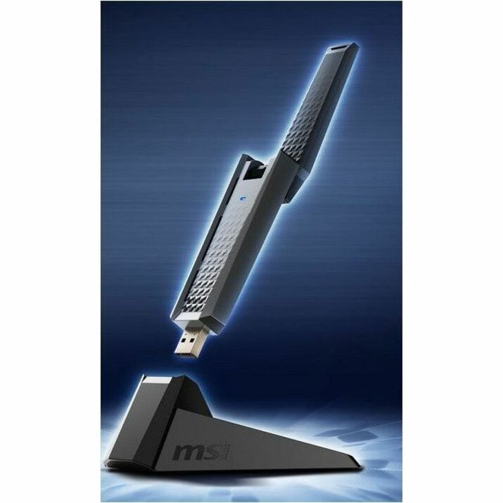 MSI IEEE 802.11 a/b/g/n/ac/ax Dual Band Wi-Fi Adapter for Computer/Notebook AX1800 WIFI USB