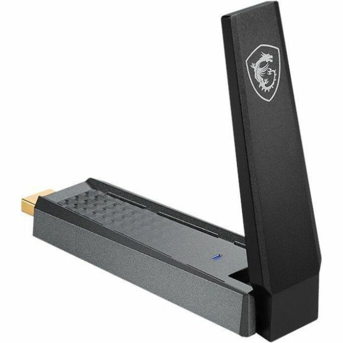 MSI IEEE 802.11 a/b/g/n/ac/ax Dual Band Wi-Fi Adapter for Computer/Notebook AX1800 WIFI USB