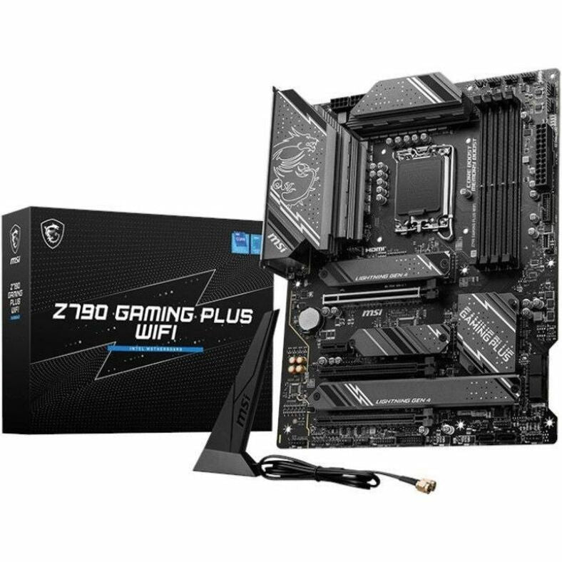 MSI Z790 GAMING PLUS WIFI Gaming Desktop Motherboard - Intel Z790 Chipset - Socket LGA-1700 - ATX PROZ790GAMPLUSWIFI
