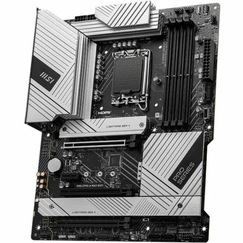 MSI PRO Z790-A MAX WIFI Gaming Desktop Motherboard - Intel Z790 Chipset - Socket LGA-1700 - ATX PROZ790AMAXWIFI